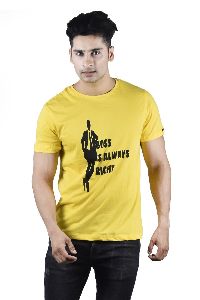 Mens Boss is Always Right Printed T-Shirt