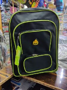 Black & Green School Bag