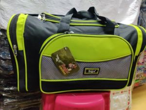 Black & Green Travel Bag