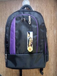Black & Purple School Bag