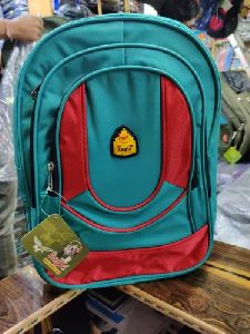 Blue & Red School Bag