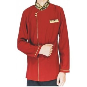 Red Cotton Hotel Uniform