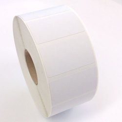 Off White Barcode Label Rolls