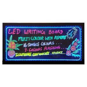 7 Color Acrylic Led Writing Board  Led writing board, Writing boards,  Writing
