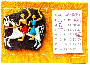Handmade terracotta Calender's Unique Gifts Items for Corporate , Christmas, Birthday, Porms