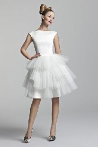 Short Length Bridal Dress