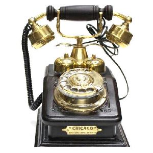 Golden Antique Telephone