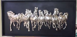 Seven Horse Wall Panel