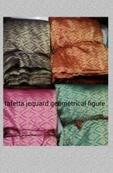 Taffeta Geometrical Jacquard Fabric