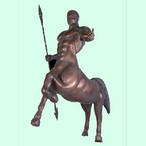 Horse Man Sculpture