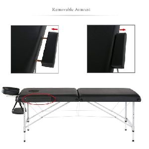 Aluminium Black Massage Table