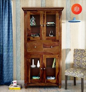 Solid sheesham wood crockery cabinet