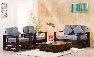 solid sheesham wood sofa set