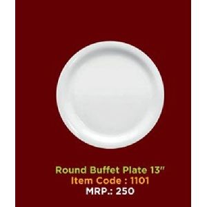 Melamine Round Buffet Plate