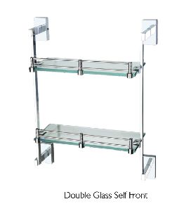 Icon Series Double Glass Shelf Front