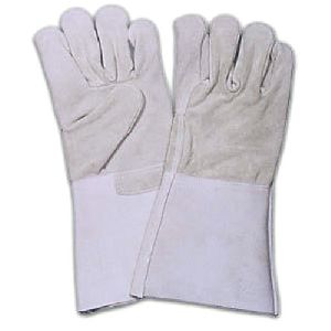 Men Plain Leather Gloves