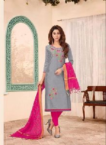 Pink Cotton Salwar Kameez