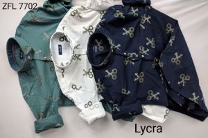 Printed Lycra Shirts 7702