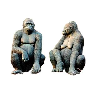 FRP Chimpanzee Statue