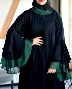 Frill Sleeve Abaya