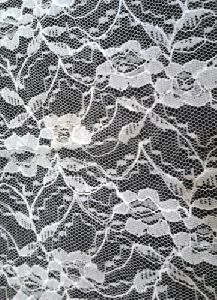 White Net Design Clothes Fabric