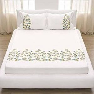 Machine Embroidery Bed Sheets