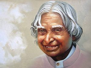 Apj Abdul Kalam 3D Wall and Canvas Painting
