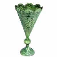 Verdigris Flower Vase