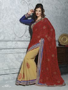 Ethnic Partyware Embroidered Saree