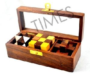 Wooden Puzzle Set Of 3