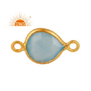 Gemstone Connector Charm Jewelry