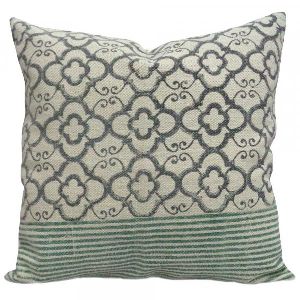 Hand Block Printed Rugs Cushion Cover