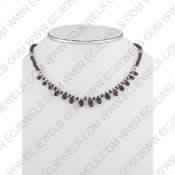 925 Sterling Silver Beaded Necklace