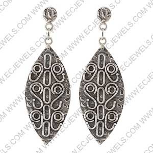 Tribal Piece Of 925 Sterling Silver earing