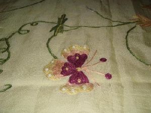 Silk Based Crewel Embroidery