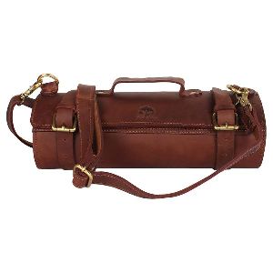 Leather Knife Roll Storage Bag Chef Roll