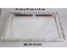 Plated Square Serving Trays