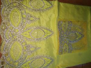 Raw Silk Asoebi Georges with Blouse