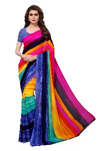 Multi Color Silk Saree