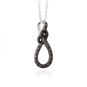 Diamond Twisted Pendant For Necklace