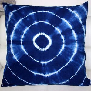 Shibori Indigo Blue Printed Cotton Duvet with Cushion Cover