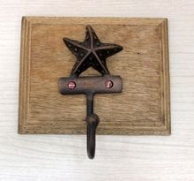 Wall Hook with Wooden Tiles