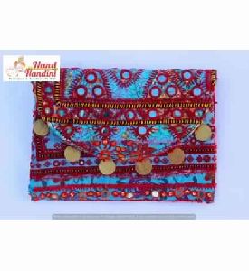 EMROIDERED CLUTCH BANJARA PUSE ANTIQUE SLING BAG