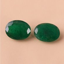 Cut Zambian Emerald Gemstones