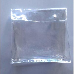 PVC Transparent Button Bag