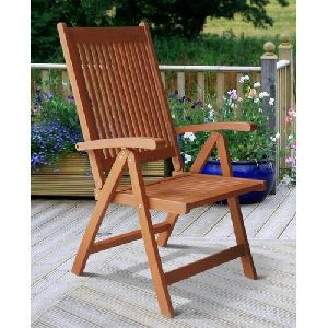 Brown Wooden Folding Chair