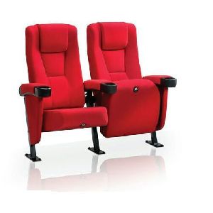 Two Seater Foldable Auditorium Chair