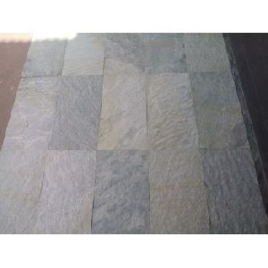 Himachal Snow White Quartzite Slate Stone Tiles Wall Panel Mosaics Veneer Sheets Waterfall