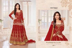 Almirah Silver Santoon Embroidered gowns