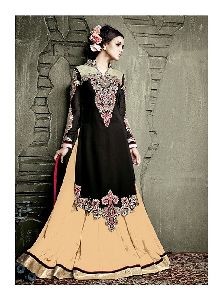 Embroidery work Anarkali Suit